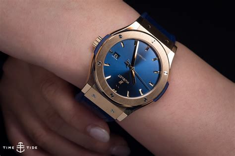 hublot fusion king gold blue|Hublot Classic Fusion King Gold Blue Review.